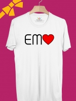 BP340 เสื้อยืด EMO หัวใจ