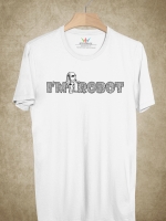 BP385 เสื้อยืด I AM ROBOT