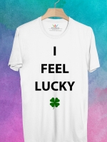 BP551 เสื้อยืด I FEEL LUCKY #1