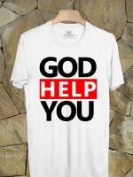 BP290 เสื้อยืด GOD HELP YOU