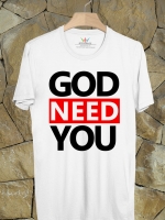 BP291 เสื้อยืด GOD NEED YOU