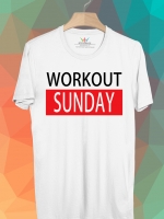 BP454 เสื้อยืด Workout Sunday