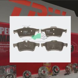 GDB2086 ผ้าเบรกหลังแท้ TRW (COTEC) : JAGUAR XF 2009-2015 3.0L, XJ X351 2009-2015 3.0L / AWD