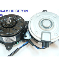 มอเตอร์พัดลม-แผงหม้อน้ำ (รหัสสินค้า HDK-0448-AM) Honda City ปี09, Jazz ปี08