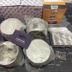 ชุดลูกสูบ ART+สลักพร้อมแหวน 2L-II ธรรมดา LN8#, Hilux Mighty X (1 ชุด มี 4 ลูก)