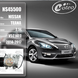 NS45500 (คอมแอร์ ยี่ห้อMOTEO) Nissan Teana 2.5L VSC14EC ปี 2014-2017