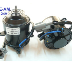 มอเตอร์พัดลม-แผงหม้อน้ำ (รหัสสินค้า DSK-0102E-AM) Hino MEGA 24V.
