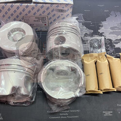 ชุดลูกสูบ ART+สลักพร้อมแหวน 4HF1 NP120, NPR'1985 (1 ชุด มี 4 ลูก)