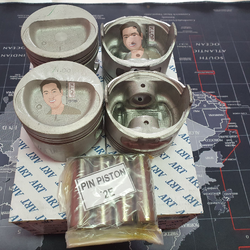 ชุดลูกสูบ ART+สลักพร้อมแหวน 2E Corolla 1.3 EE100 (1 ชุด มี 4 ลูก)