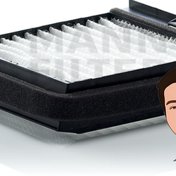 CU1915 ไส้กรองแอร์ (VOLVO) S40, V40 ปี'95-04 : MANN-FILTER แท้นำเข้ายุโรป