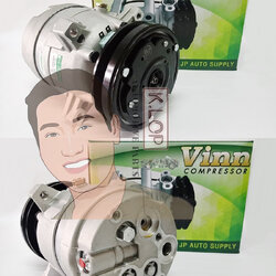 CDAEWOO8 คอมแอร์ยี่ห้อ Vinn (MACRO HYUNDAI 4หู 24V. ออกหลัง – ประเก็น)