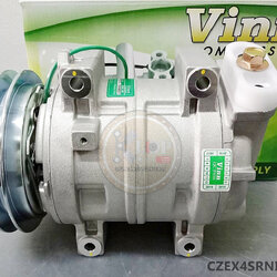 CZEX4SRNIS001A1 คอมแอร์(Vinn)ZEXEL 15CH MITSUBISHI FUSO ร่องA รูเล็ก เอียงขวา