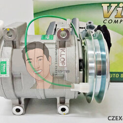 CZEX4BLBB012 คอมแอร์ยี่ห้อ Vinn (ZEXEL 15CH ISUZU DECA ร่องB รูใหญ่ เอียงซ้าย)