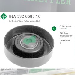 (INA) : ลูกรอก 85มม. Grand Vitara 2.0 JB420 ปี05, SX4