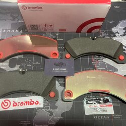 P65 026C ผ้าเบรก-F-แท้ BREMBO รุ่น Ceramic : PORSCHE คาเยนน์ Cayenne (92A) 3.0 Diesel, 3.6, 4.2 Diesel, 4.8 10-> การันตีคุณภาพมาตรฐานโดย " เครอป อะไหล่ยนต์"