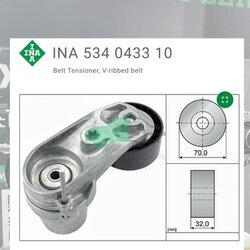 ชุดตั้งสายพาน(INA) : BMW N55 S55 F30 F32 F10 F02 F25 F16