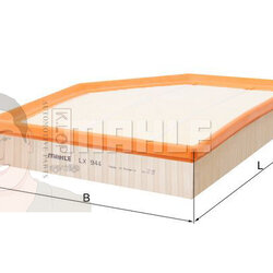 LX 944 กรองอากาศ BMW M52 M54 N52 N53 / 5 (E60 E61) ยี่ห้อ MAHLE