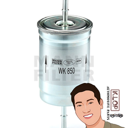 WK850 ไส้กรองเบนซิน (VOLVO) S40,S60,S80 : MANN-FILTER แท้นำเข้ายุโรป