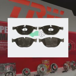 GDB1838 ผ้าเบรกหน้าแท้ TRW (COTEC) : BMW F10 535i / 3.0L