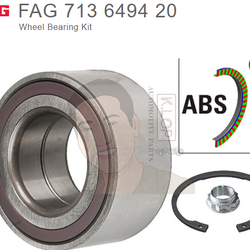 ยี่ห้อ FAG Kit ล้อหลัง BMW E90 E92 E93 ABS ( 1 ข้าง )