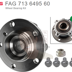 ยี่ห้อ FAG Kit ดุมล้อหน้า MINI R60 2WD, หน้า-หลัง R60 ALL4 ( 1 ข้าง )