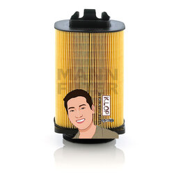 ไส้กรองอากาศ BENZ C180 BLUE EFFICI (W204), E200, E250 (W212), A/C207(M274) : MANN-FILTER***งานพรีเมี่ยมแท้นำเข้ายุโรป (C14006)