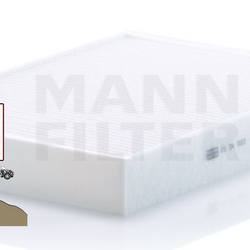 CU34003 ไส้กรองแอร์ (VOLVO) ไสก้ รองแอรช์ าโคล S90D4/XC60T5,D4/XC90D5,T8 Gen II : 2.0 CC : MANN-FILTER แท้นำเข้ายุโรป