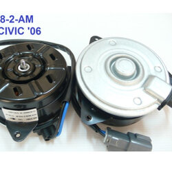 มอมอเตอร์พัดลม-แผงหม้อน้ำ (รหัสสินค้า HDK-0428-2-AM) HONDA CIVIC ปี06- 1.8/2.0L. (CCW)