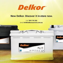 ตารางอะไหล่-แบตเตอรี่รถยนต์ (ยี่ห้อ Delkor จาก ออสเตรเลีย) รุ่น SMF และ AGM (20-10-2020)