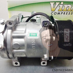 CSD7H15WNLBB029 คอมแอร์ยี่ห้อ Vinn (SD 7H15 CATERPILLAR 12PK 24V. 4ขาร้อย [ยื่น])