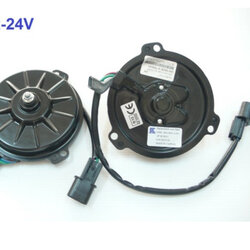 มอเตอร์พัดลม-แผงหม้อน้ำ (รหัสสินค้า KSC-0031-2-24V) ขั้วกลม