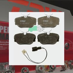 GDB820 ผ้าเบรกหน้าแท้ TRW (COTEC) : BMW E30 1987-1991 , BENZ W201 190E / 1.8L