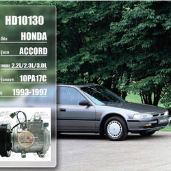 HD10130 (คอมแอร์ ยี่ห้อMOTEO) Honda ACCORD 10PA17C 2.2L,2.3L,3.0L ปี1993-1997