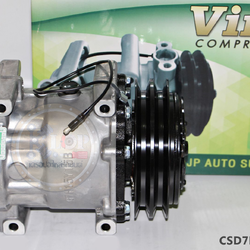 CSD7H158WN12 คอมแอร์ VINN : SD 7H15 2A 12V ISUZU 4-ขา R134 ออกเอียง (งานไตหวัน-จีน)