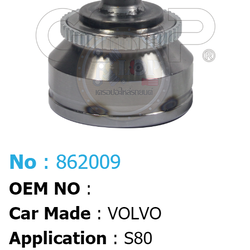 รหัสสินค้า 862009 ฟันนอก36 ฟันใน27 คอบ่าซีล56 มีABS [หัวเพลานอก ยี่ห้อGS-P] VOLVO 580/99-06