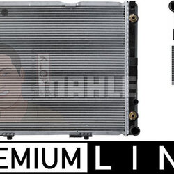 หม้อน้ำ BENZ D(W124) 200D,300D : OM603 ยี่ห้อ (MAHLE)