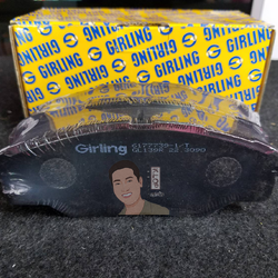 6177739 ผ้าเบรกหน้า Girling แท้ F.PAD, VIGO SMART OPEN CAB 2x4 '09, CHAMP 2x4 '12 (คุณภาพดีมาตรฐาน การันตีโดยเครอปอะไหล่ยนต์)