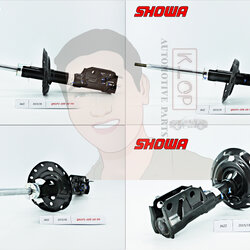 QH1F1-105/106-10-TH โช๊คอัพ(SHOWA)หน้า-ขวา,ซ้าย แท้ติดรถ HONDA JAZZ GK 1.5L ปี2015/2018 เกียร์AT/MT ***สินค้ามีใบรับประกัน 1 ปี (ราคาพิเศษต่อคู่)