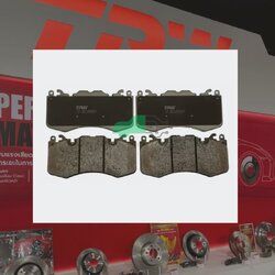 GDB1834 ผ้าเบรกหน้าแท้ TRW (COTEC) : LAND ROVER DISCOVERY IV 4WD 2009->/ RANGE ROVER IV/ RANGE ROVER SPORT 2013-