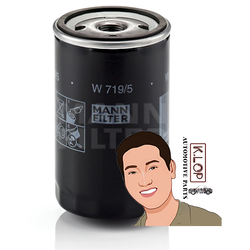 W719/5 กรองน้ำมันเครื่อง VW GOLF,PASSAT,VENTO,A6 (OE : 0028 115 351, 037 115 561 B) : MANN-FILTER แท้นำเข้ายุโรป