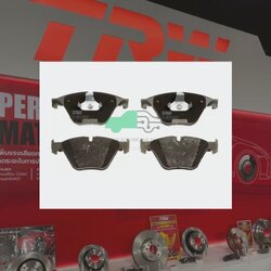 GDB1854 ผ้าเบรกหน้าแท้ TRW (COTEC) : BMW F10 525d / 2.0d