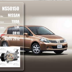 NS50150 (คอมแอร์ ยี่ห้อMOTEO) Nissan Tida 1.8L CR10 ปี 2006-2012
