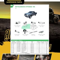 ชุดลูกหมากช่วงล่าง(CERA) Mitsubishi STRADA 2WD ตัวเตี้ย