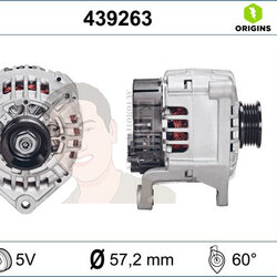 439263 ไดชาร์จ Valeo รุ่น PASSAT B5 1.8 120A