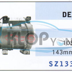 SZ13350 (คอมแอร์ Moteo) Hino Deca3 24V. 10S15C 143mm.-A