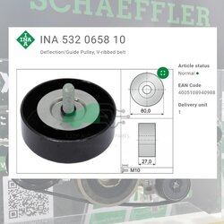 (INA) : ลูกรอก 80มม. D4HB Grand Carnival 2.2CRDi, D4HA Tucson 2.0CRDi ปี 12, Sportage