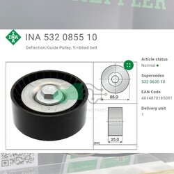 (INA) : ลูกรอก 65มม. BENZ M274 M260 W204-5 W212 R172 W177 W247