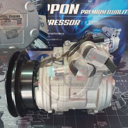 TY45100 (คอมแอร์ ยี่ห้อMOTEO) Toyota Hilux Tiger 2.5,3.0L 10PA15C ปี 1999-2002