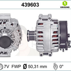 439603 ไดชาร์จ Valeo รุ่น BMW N52 E70(X5) 230A