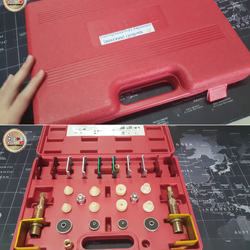 (RKA1008) ชุดเช็ครั่ว+แบบแปลง (สาย,คอย์ลเย็น,แผง)